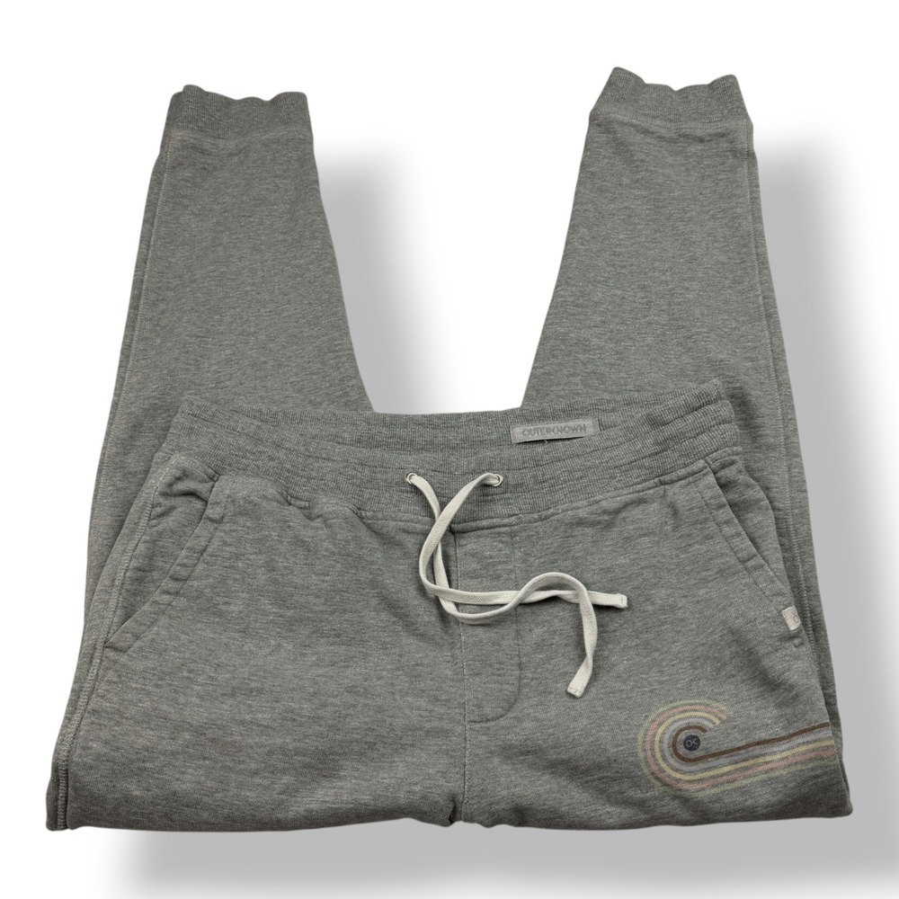 Outerknown Mens High Tide Joggers Gray Organic Cotton Hemp Sweatpants Size Med